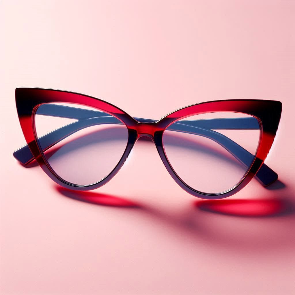 Trendy Cat-Eye Glasses